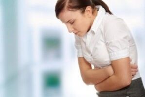 Constipation in a woman is a symptom of the presence of parasites